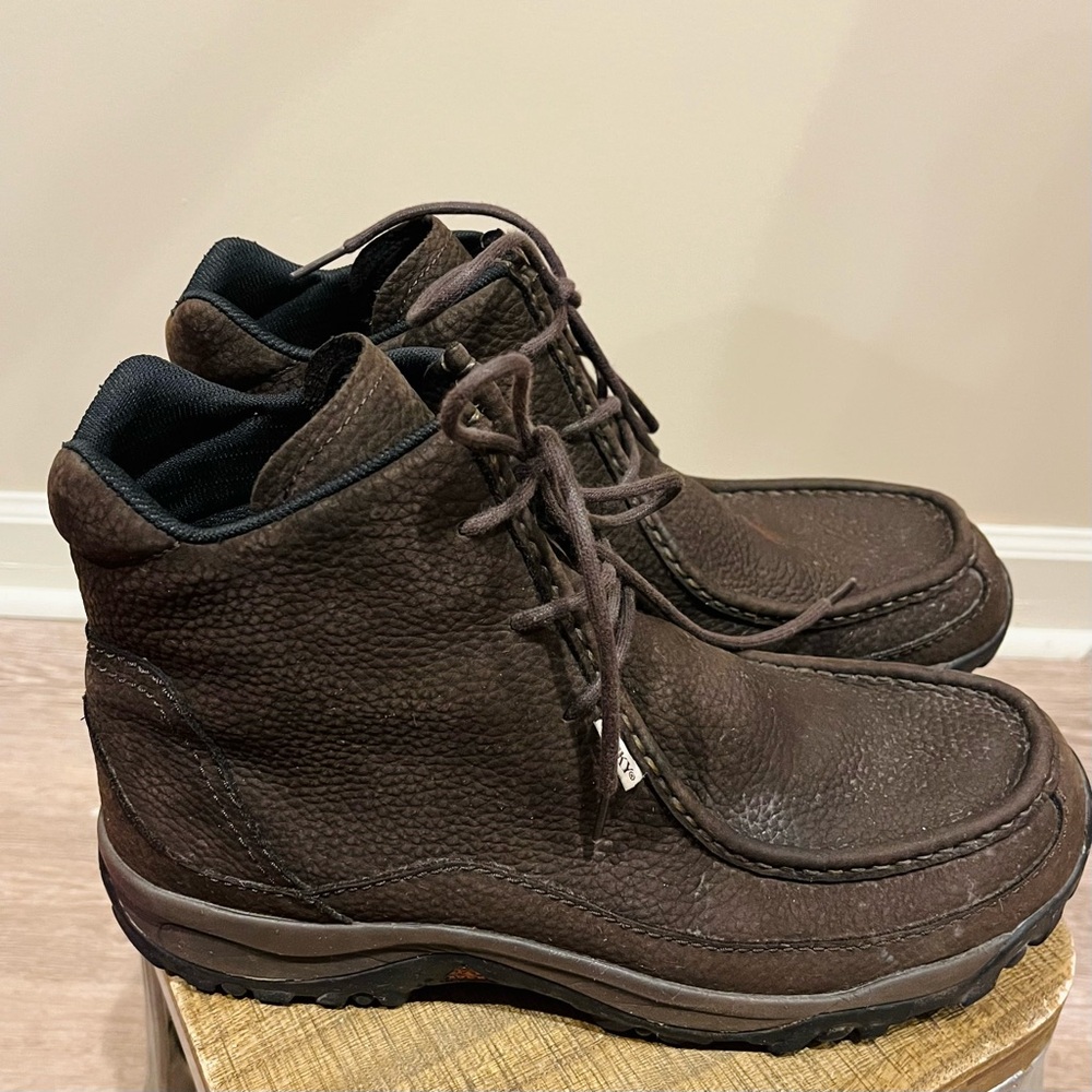 Men's Rocky Brown Leather Boots - Picture 2 of 10